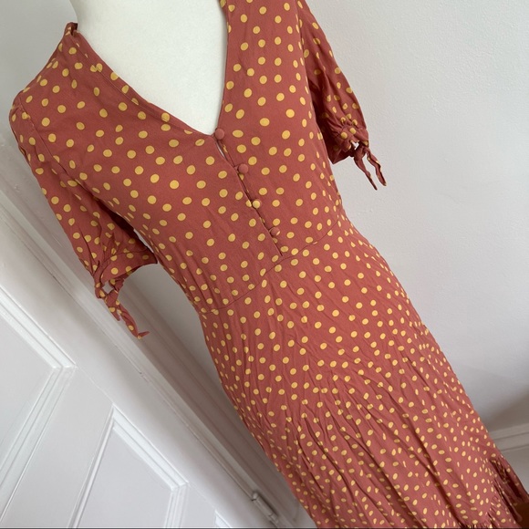 Mango Polka Dot Ruffled Dress - Picture 3 of 12